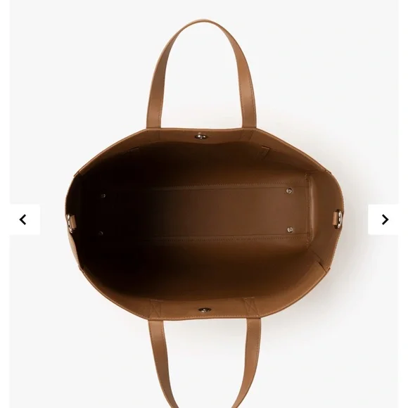 Calpak Haven 16" Laptop Tote Bag in Toffee Career Purse - Picture 2 of 16